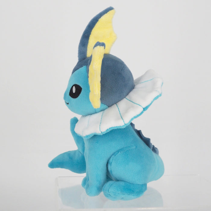 Pokemon - Vaporeon PP110 (S) Plush - All Star Collection - San-ei Boeki, Franchise: Pokemon, Brand: San-ei Boeki, Type: Plushies, Dimensions: W18×D14.5×H22 cm, Nippon Figures