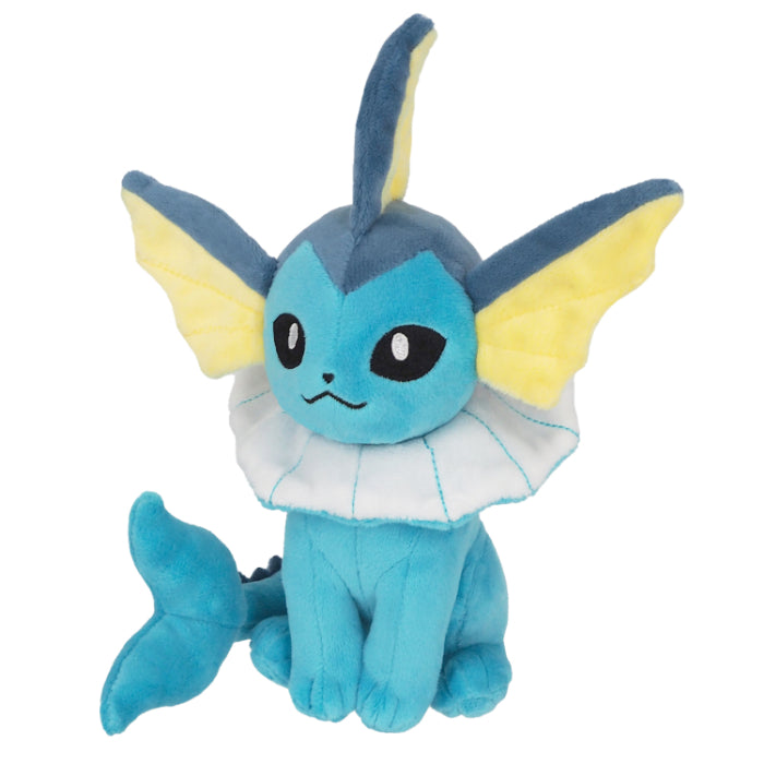 Pokemon - Vaporeon PP110 (S) Plush - All Star Collection - San-ei Boeki, Franchise: Pokemon, Brand: San-ei Boeki, Type: Plushies, Dimensions: W18×D14.5×H22 cm, Nippon Figures