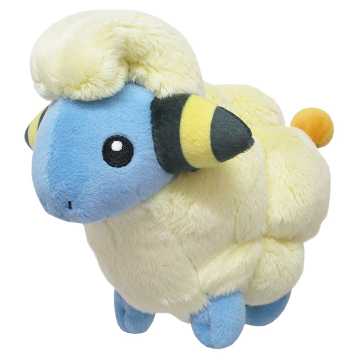 Pokemon - Mareep PP129 (S) - All Star Collection - San-ei Boeki - Plush, Franchise: Pokemon, Brand: San-ei Boeki, Type: Plushies, Dimensions: W10.5×D21×H13 cm, Nippon Figures