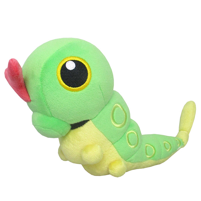 Pokemon - Caterpie PP136 (S) - All Star Collection - San-ei Boeki - Plush, Franchise: Pokemon, Brand: San-ei Boeki, Dimensions: W9×D21×H12.5 cm, Nippon Figures