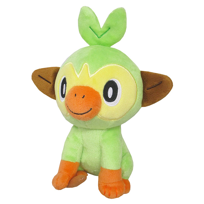 Pokemon - Grookey PP149 (S) - All Star Collection - San-ei Boeki - Plush, Franchise: Pokemon, Brand: San-ei Boeki, Type: Plushies, Dimensions: W15.5×D10.5×H20 cm, Nippon Figures