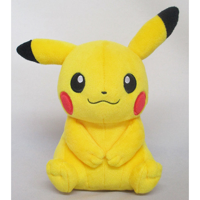 Pokemon - Pikachu (Female form) PP165 (S) - All Star Collection - San-ei Boeki - Plush, Franchise: Pokemon, Brand: San-ei Boeki, Type: Plushies, Dimensions: W17×D12×H19 cm, Nippon Figures
