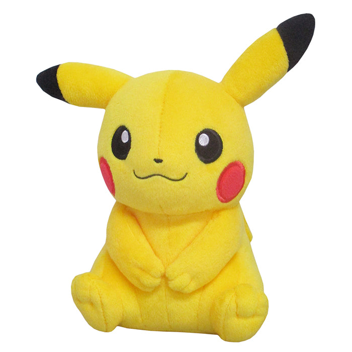 Pokemon - Pikachu (Female form) PP165 (S) - All Star Collection - San-ei Boeki - Plush, Franchise: Pokemon, Brand: San-ei Boeki, Type: Plushies, Dimensions: W17×D12×H19 cm, Nippon Figures