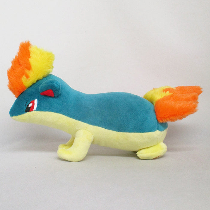 Pokemon - Quilava PP170 (S) - All Star Collection - San-ei Boeki - Plush, Franchise: Pokemon, Brand: San-ei Boeki, Type: Plushies, Dimensions: W10×D25×H15 cm, Store Name: Nippon Figures