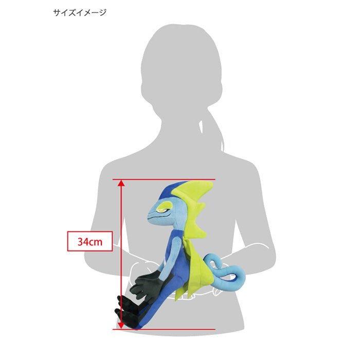Pokemon - Inteleon PP178 (S) - All Star Collection - San-ei Boeki - Plush, Franchise: Pokemon, Brand: San-ei Boeki, Type: Plushies, Dimensions: W6.5×D27×H34cm, Nippon Figures