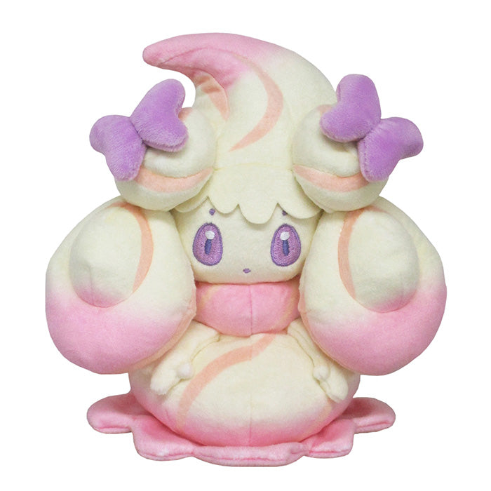 Pokemon - Alcremie (Ruby Mix) Ribbon Sweet PP181 (S) Plush, San-ei Boeki, Dimensions: W15.5×D12.5×H18cm, Nippon Figures