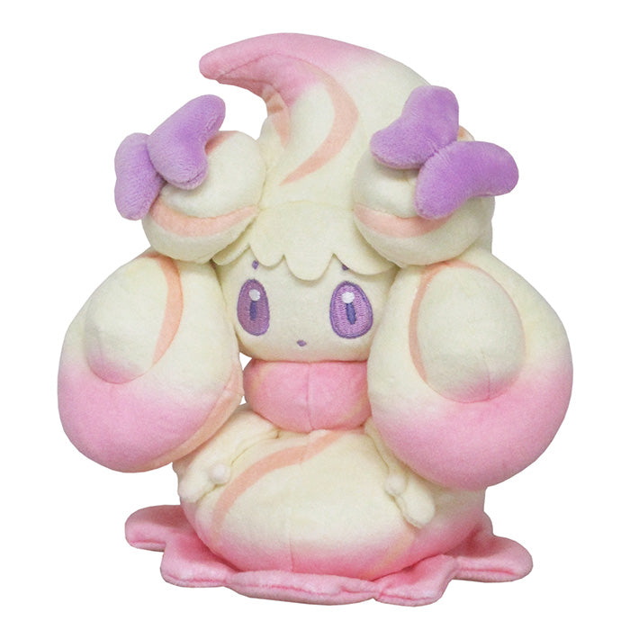 Pokemon - Alcremie (Ruby Mix) Ribbon Sweet PP181 (S) Plush, San-ei Boeki, Dimensions: W15.5×D12.5×H18cm, Nippon Figures