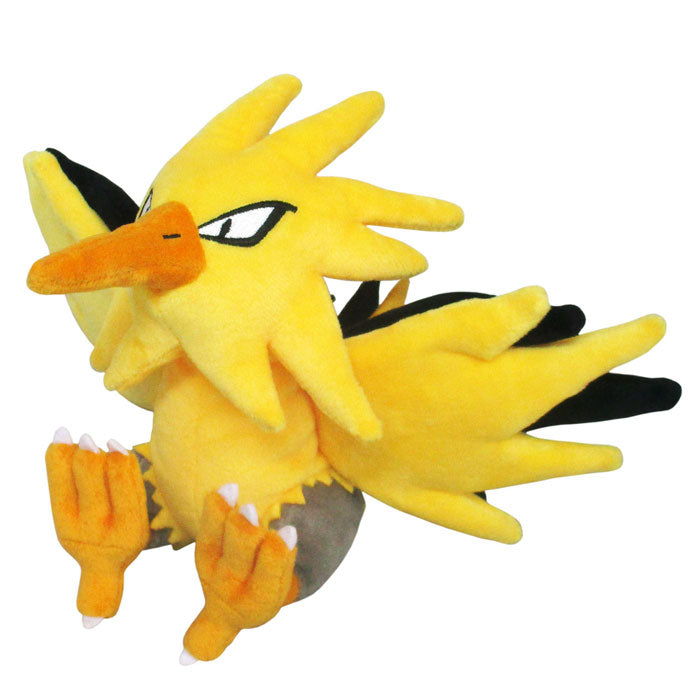 Pokemon - Zapdos (S) PP189 - All Star Collection - San-ei Boeki - Plush, Franchise: Pokemon, Brand: San-ei Boeki, Type: Plushies, Dimensions: W16×D19×H18.5cm, Nippon Figures