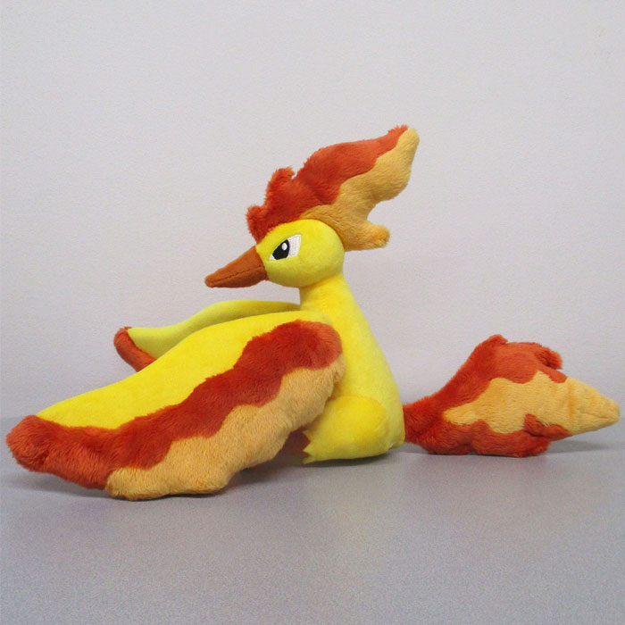 Pokemon - Moltres (S) PP190 - All Star Collection - San-ei Boeki - Plush, Franchise: Pokemon, Brand: San-ei Boeki, Type: Plushies, Dimensions: W39×D24×H21cm, Store Name: Nippon Figures