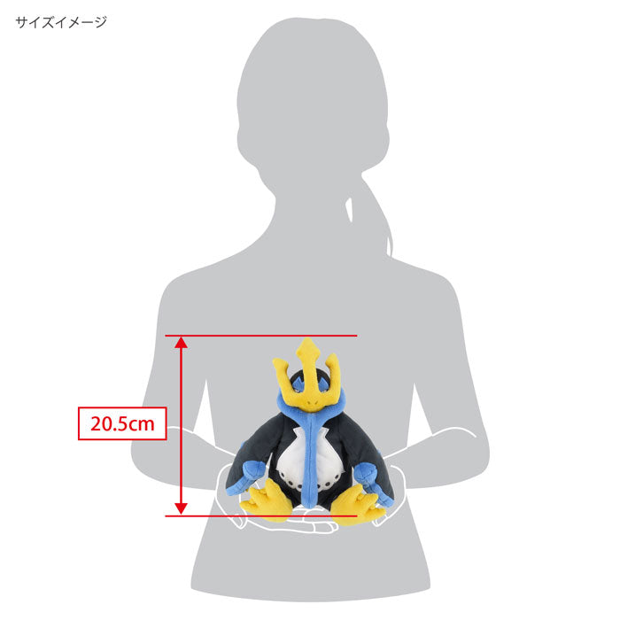 Pokemon - Empoleon PP208 (S) - All Star Collection - San-ei Boeki - Plush, Franchise: Pokemon, Brand: San-ei Boeki, Type: Plushies, Dimensions: W23×D19.5×H20.5 cm, Nippon Figures