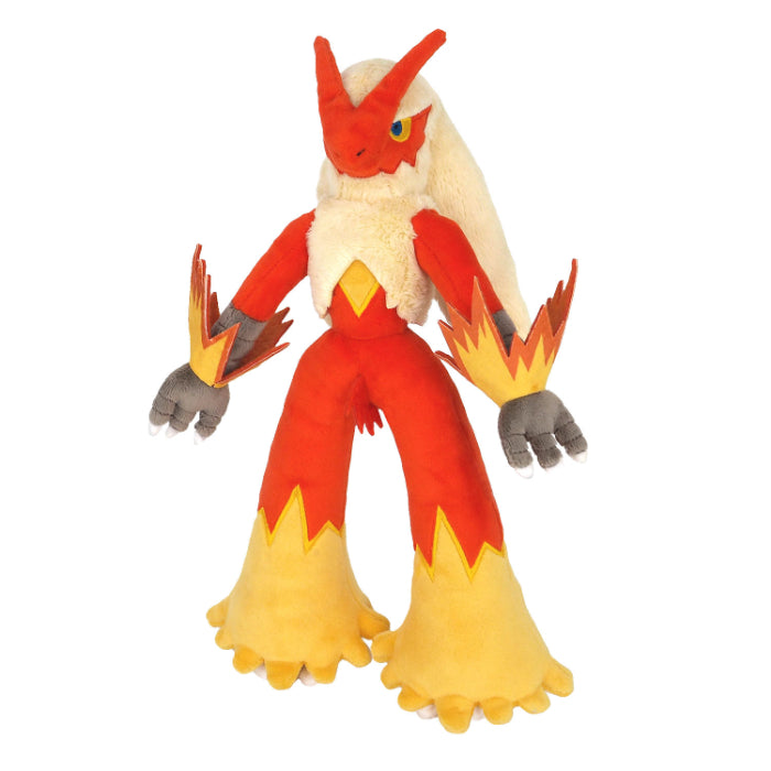 Pokemon - Blaziken PP217 (S) - All Star Collection - San-ei Boeki - Plush, Franchise: Pokemon, Brand: San-ei Boeki, Type: Plushies, Dimensions: W19×D9×H33 cm, Nippon Figures