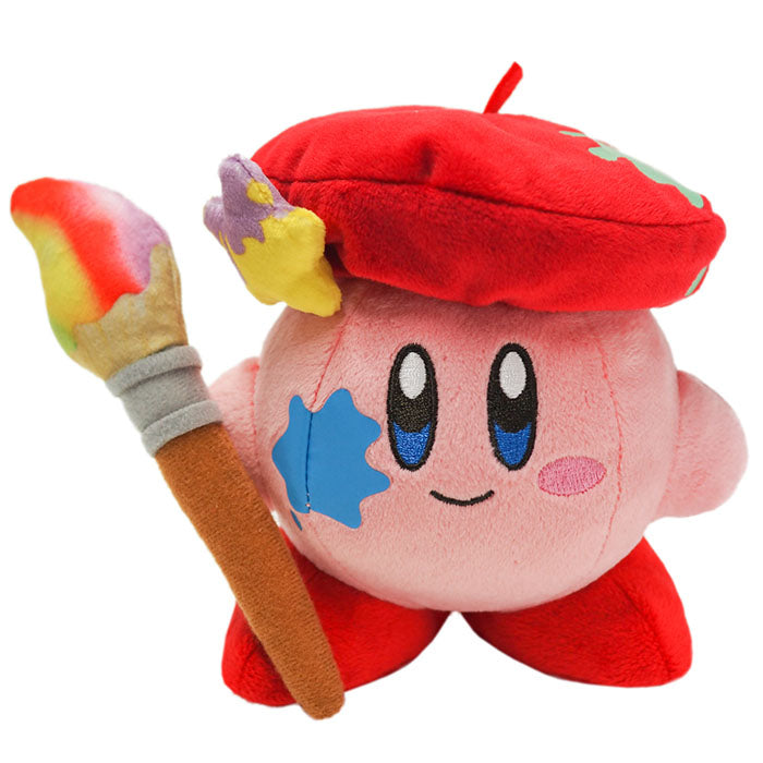 Kirby - Artist Kirby KP31 (S) - All Star Collection - San-ei Boeki - Plush, Franchise: Kirby, Brand: San-ei Boeki, Type: Plushies, Dimensions: W12×D8×H11 cm, Nippon Figures