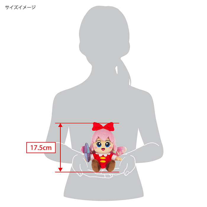 Kirby - Ribbon KP48 (S) - All Star Collection - San-ei Boeki - Plush, Franchise: Kirby, Brand: San-ei Boeki, Type: Plushies, Dimensions: W14×D9×H17.5 cm, Nippon Figures