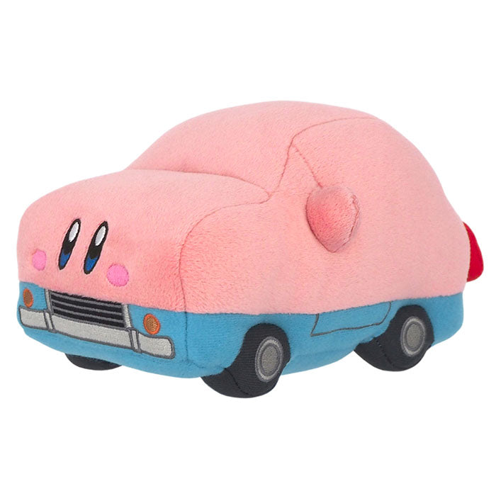 Kirby KP55 (S) Car Plush - All Star Collection - San-ei Boeki, Dimensions: W14.5×D21×H11 cm, Nippon Figures