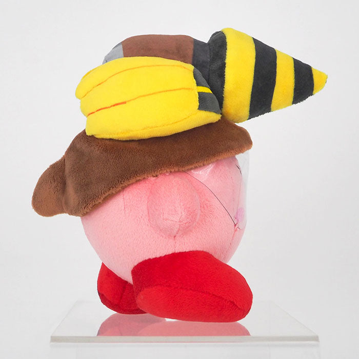 "Kirby - Drill Kirby KP64 (S) - All Star Collection - San-ei Boeki - Plush, Franchise: Kirby, Brand: San-ei Boeki, Dimensions: W13×D16×H16.5 cm, Nippon Figures"