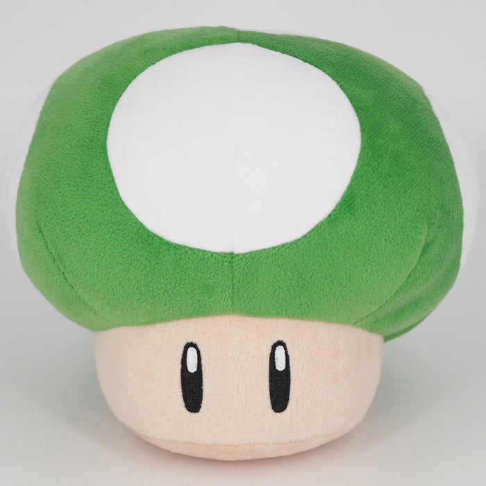 Super Mario - 1UP Mushroom AC61 (S) - All Star Collection - San-ei Boeki - Plush, Franchise: Super Mario, Brand: San-ei Boeki, Type: Plushies, Dimensions: W18.5×D16.5×H15.5 cm, Nippon Figures