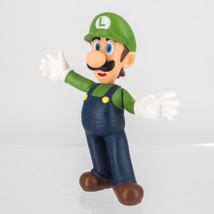 Super Mario - Luigi FCM-003 - Figure Collection - San-ei Boeki, Franchise: Super Mario, Brand: San-ei Boeki, Dimensions: W9.5×D5×H14 cm, Nippon Figures