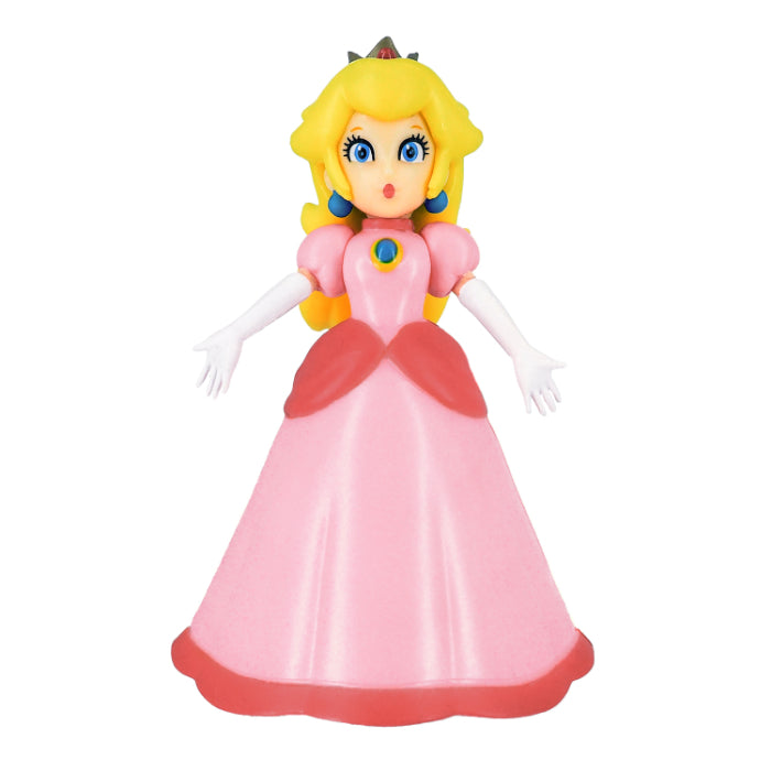 Super Mario - Princess Peach FCM-005 - Figure Collection - San-ei Boeki, Franchise: Super Mario, Brand: San-ei Boeki, Type: General, Dimensions: W9.5×D5×H14 cm, Nippon Figures