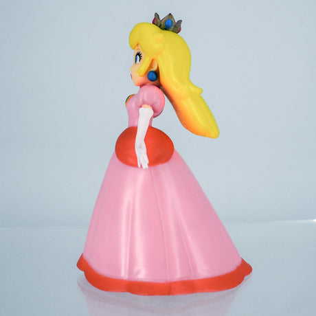 Super Mario - Princess Peach FCM-005 - Figure Collection - San-ei Boeki, Franchise: Super Mario, Brand: San-ei Boeki, Type: General, Dimensions: W9.5×D5×H14 cm, Nippon Figures