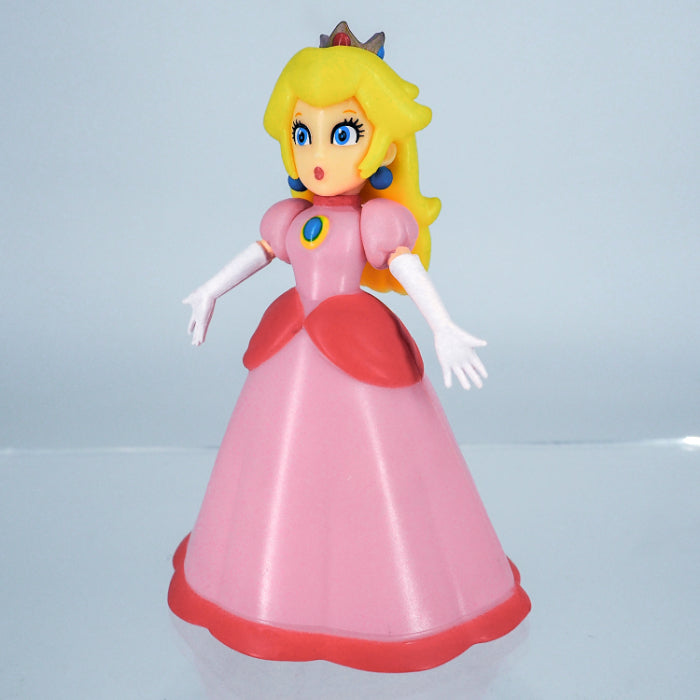 Super Mario - Princess Peach FCM-005 - Figure Collection - San-ei Boeki, Franchise: Super Mario, Brand: San-ei Boeki, Type: General, Dimensions: W9.5×D5×H14 cm, Nippon Figures