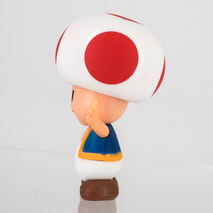 Super Mario - Toad FCM-006 - Figure Collection - San-ei Boeki, Franchise: Super Mario, Brand: San-ei Boeki, Type: General, Dimensions: W9.5×D5×H14 cm, Nippon Figures