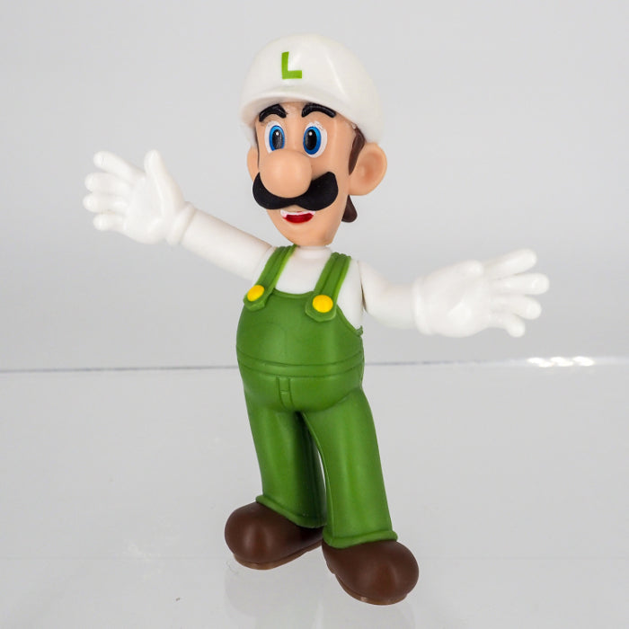Super Mario - Fire Luigi FCM-014 - Figure Collection - San-ei Boeki, Franchise: Super Mario, Brand: San-ei Boeki, Type: General, Dimensions: W9.5×D5×H14 cm, Nippon Figures
