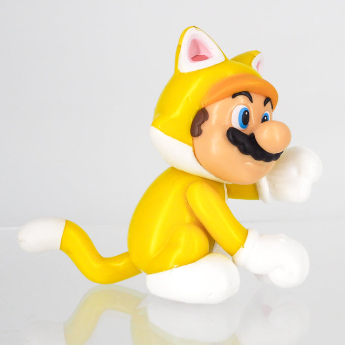 Super Mario - Cat Mario FCM-017 - Figure Collection - San-ei Boeki, Franchise: Super Mario, Brand: San-ei Boeki, Dimensions: W9.5×D5×H14 cm, Nippon Figures
