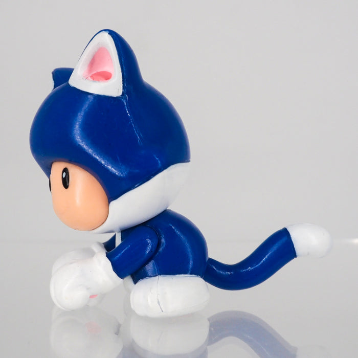 Super Mario - Cat Toad FCM-019 - Figure Collection - San-ei Boeki, Franchise: Super Mario, Brand: San-ei Boeki, Dimensions: W9.5×D5×H14 cm, Nippon Figures