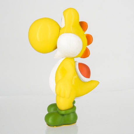 Super Mario - Yellow Yoshi FCM-021 - Figure Collection - San-ei Boeki, Franchise: Super Mario, Brand: San-ei Boeki, Type: General, Dimensions: W9.5×D5×H14 cm, Nippon Figures
