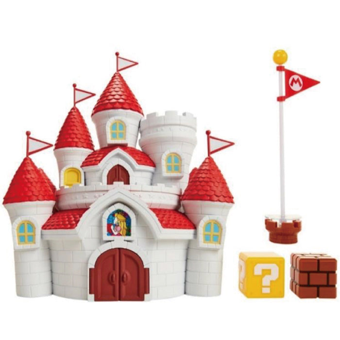 Super Mario - Princess Peach Castle Playset FPS-004 - Figure Collection - San-ei Boeki, Franchise: Super Mario, Brand: San-ei Boeki, Dimensions: W38×D8×H27.5 cm, Nippon Figures