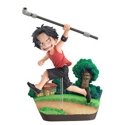One Piece - Portgas D. Ace - G.E.M. - RUN!RUN!RUN! (MegaHouse), Franchise: One Piece, Brand: MegaHouse, Release Date: 31. May 2024, Type: General, Dimensions: H=130mm (5.07in), Nippon Figures