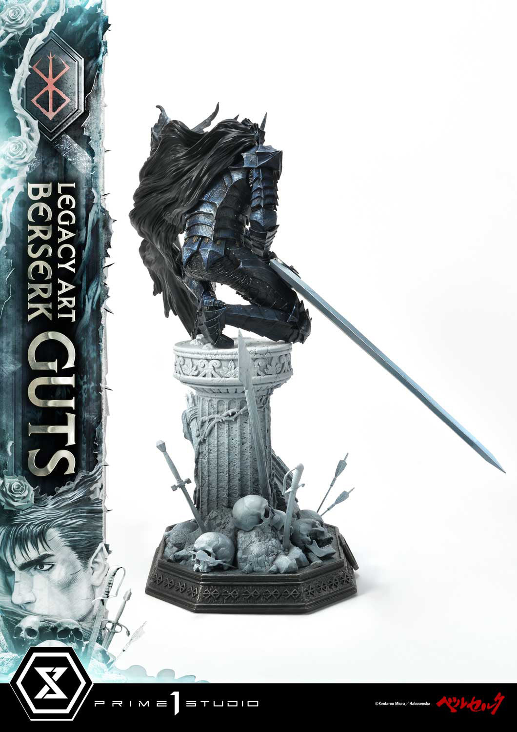 Berserk - Guts - Legacy Art Collection LABR-01 - 1/6 (Prime 1 Studio), Franchise: Berserk, Brand: Prime 1 Studio, Release Date: 28. Feb 2025, Dimensions: W=490mm (19.11in) L=340mm (13.26in) H=450mm (17.55in, 1:1=2.7m), Scale: 1/6, Store Name: Nippon Figures