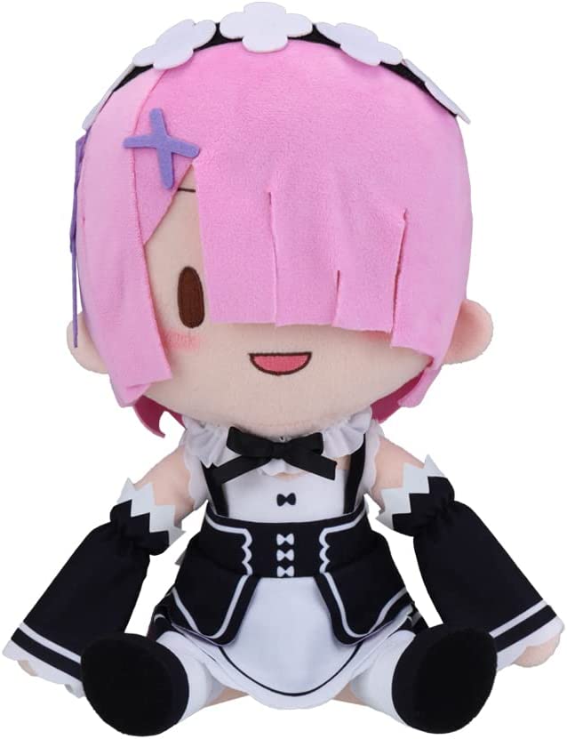 Re:Zero kara Hajimeru Isekai Seikatsu - Ram - Fuwa Puchi Plush (L) (SEGA), Franchise: Re:Zero kara Hajimeru Isekai Seikatsu, Brand: SEGA, Release Date: 30. Jun 2023, Type: Plushies, Nippon Figures