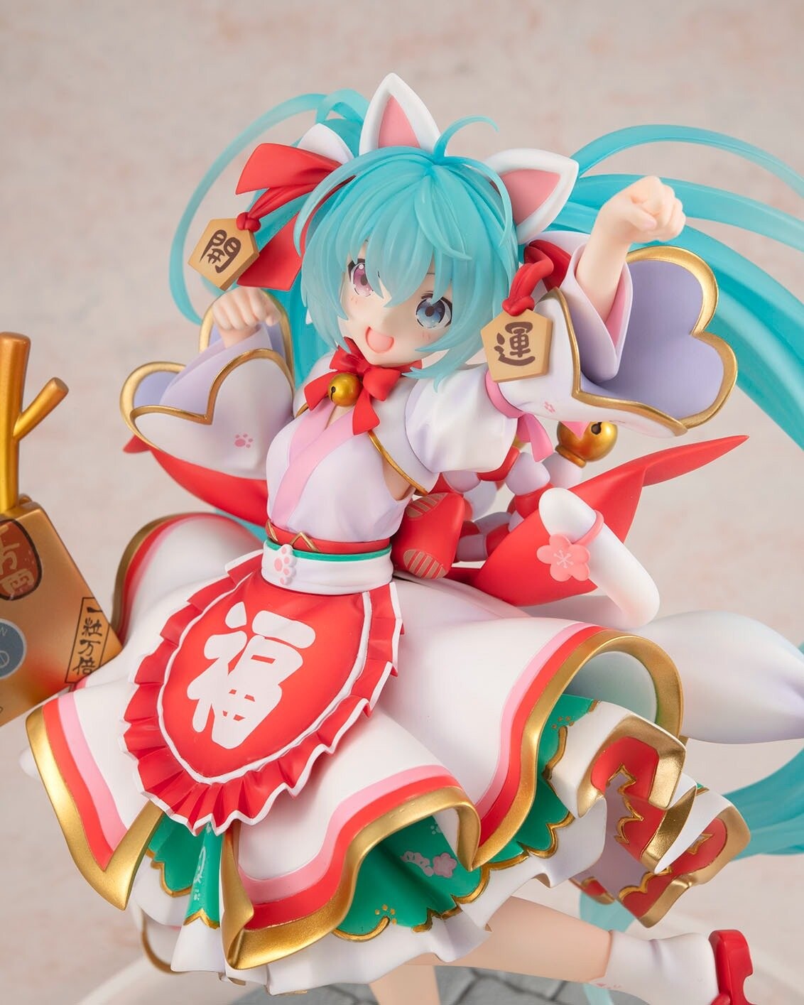 Hatsune Miku x Maneki Neko KDcolle 1/7 Maneki Miku ver. (Kadokawa), Vocaloid franchise, Brand: Kadokawa, Release Date: 26. Mar 2024, Type: General, Dimensions: H=230mm (8.97in, 1:1=1.61m), Scale: 1/7, Nippon Figures