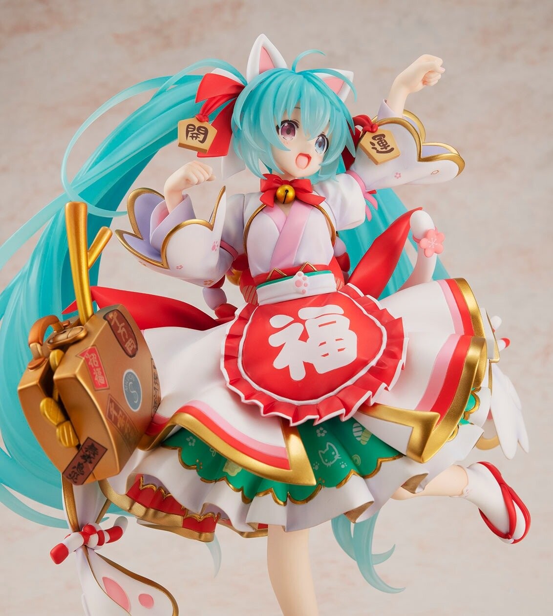 Hatsune Miku x Maneki Neko KDcolle 1/7 Maneki Miku ver. (Kadokawa), Vocaloid franchise, Brand: Kadokawa, Release Date: 26. Mar 2024, Type: General, Dimensions: H=230mm (8.97in, 1:1=1.61m), Scale: 1/7, Nippon Figures