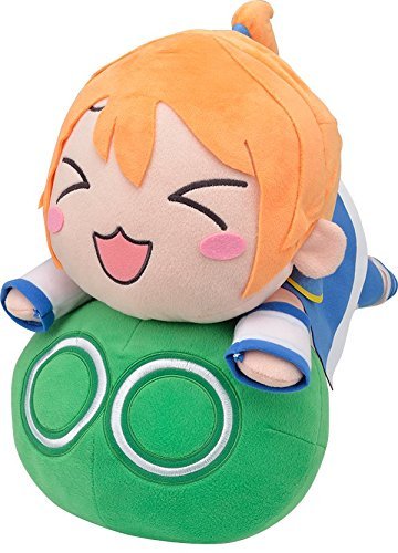 Love Live! School Idol Project - Puyo Puyo - Hoshizora Rin - Puyo - Hyper Jumbo Nesoberi Nuigurumi, SEGA plushie from the Love Live! School Idol Project franchise, sold by Nippon Figures.