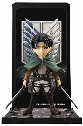 Attack on Titan - Levi Ackerman - Tamashii Buddies (Bandai), Franchise: Attack on Titan, Brand: Bandai, Release Date: 11. Jul 2015, Dimensions: H=90 mm (3.51 in), Material: ABS, PVC, Store Name: Nippon Figures