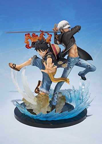 Monkey D Luffy | Trafalgar Law | 5th Anniversary Edition, One Piece franchise, Bandai brand, H=150 mm (5.85 in) dimensions, Nippon Figures