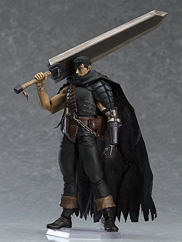 Berserk - Guts - Figma #359 - Black Swordsman ver., Repainted Edition (Max Factory), Franchise: Berserk, Release Date: 25. Dec 2017, Dimensions: H=165mm (6.44in), Material: ABS, FABRIC, PVC, Store Name: Nippon Figures