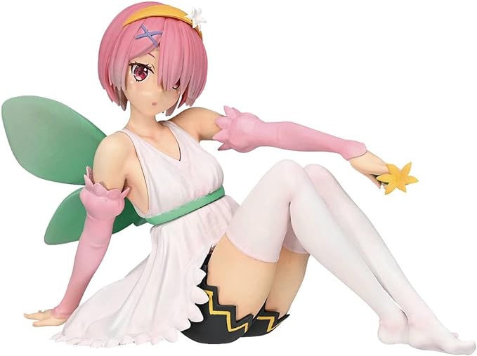 Re:Zero - Ram - Flower Fairy - Noodle Stopper Figure (FuRyu), Franchise: Re:Zero, Brand: FuRyu, Release Date: 31 May 2024, Type: Prize, Dimensions: Height 13.7 cm, Nippon Figures