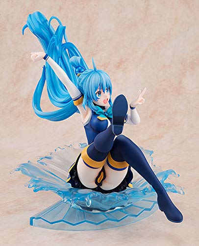 KonoSuba - Aqua - 1/7 - Sneaker Bunko 30th Anniversary Ver. (Kadokawa), Franchise: KonoSuba, Brand: Kadokawa, Release Date: 26. Mar 2019, Type: General, Dimensions: 230 mm, Scale: 1/7 H=230mm (8.97in, 1:1=1.61m), Material: ABSPVC, Store Name: Nippon Figures