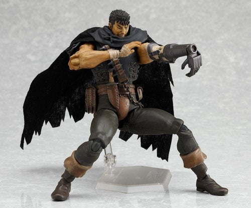 Berserk - Guts - Figma - Black Soldier ver. - 120 (Max Factory), Franchise: Berserk, Brand: Max Factory, Release Date: 28. Jan 2012, Type: figma, Dimensions: H=165 mm (6.44 in), Material: ABS, PVC, Nippon Figures