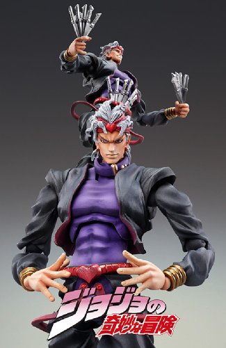JoJo's Bizarre Adventure- Stardust Crusaders - Dio Brando - Super Action Statue #50 - Black Ver., Franchise: JoJo's Bizarre Adventure, Brand: Medicos Entertainment, Release Date: 28. Feb 2013, Dimensions: H=170 mm (6.63 in), Material: ABS, PVC, Nippon Figures