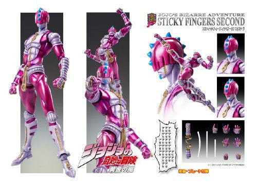 JoJo's Bizarre Adventure - Vento Aureo - Sticky Fingers - Super Action Statue #43 - Second Ver. (Medicos Entertainment), Franchise: JoJo's Bizarre Adventure, Brand: Medicos Entertainment, Release Date: 31. Jul 2012, Dimensions: H=160 mm (6.24 in), Material: ABS, PVC, Store Name: Nippon Figures
