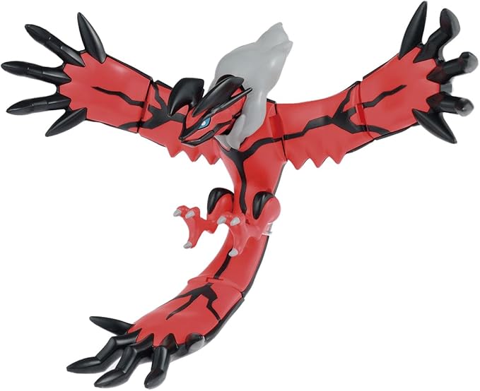 Pokémon - Yveltal - Pokémon Model Kit Collection No.34 (Bandai), Legendary Pokémon from 'Pokémon XY', Dark and Flying types, dynamic action features, special display stand, 3 molded parts, 1 foil sticker, 1 assembly instruction manual, Franchise: Pokémon, Brand: Bandai, Release Date: 2013-10-26, Type: Model Kit, Nippon Figures