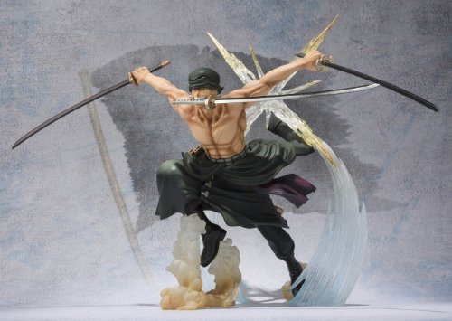 Roronoa Zoro | Figuarts Zero | Battle Version, One Piece franchise, Bandai brand, Release Date: 15. May 2015, H=170 mm (6.63 in) dimensions, ABS, PVC material, Nippon Figures store.