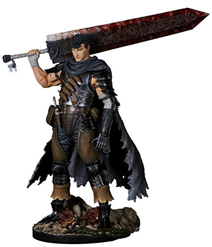 Berserk - Guts - 1/6 - Lost Children Chapter, The Black Swordsman Ver. (Gecco, Mamegyorai), Franchise: Berserk, Brand: Gecco, Release Date: 26. Oct 2015, Dimensions: H=380 mm (14.82 in), Scale: 1/6, Material: ABS, PVC, Store Name: Nippon Figures