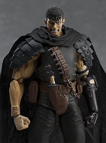 Berserk - Guts - Figma #359 - Black Swordsman ver., Repainted Edition (Max Factory), Franchise: Berserk, Release Date: 25. Dec 2017, Dimensions: H=165mm (6.44in), Material: ABS, FABRIC, PVC, Store Name: Nippon Figures