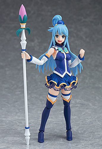 KonoSuba - Aqua - Figma #399 - Max Factory, Franchise: KonoSuba, Brand: Max Factory, Release Date: 31. Dec 2019, Type: Figma, Dimensions: 140 mm, Material: ABS, PVC, Store Name: Nippon Figures