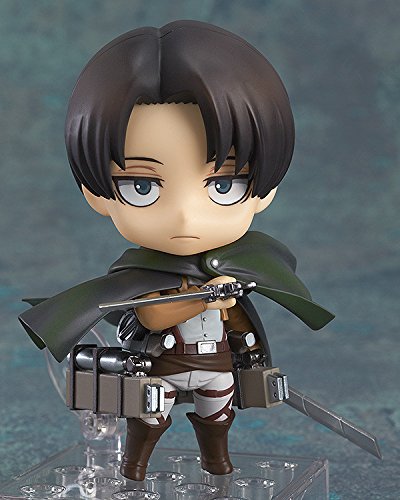 "Attack on Titan - Levi Ackerman - Nendoroid #390 (Good Smile Company), Franchise: Attack on Titan, Release Date: 22. Jan 2018, Dimensions: H=100mm (3.9in), Store Name: Nippon Figures"